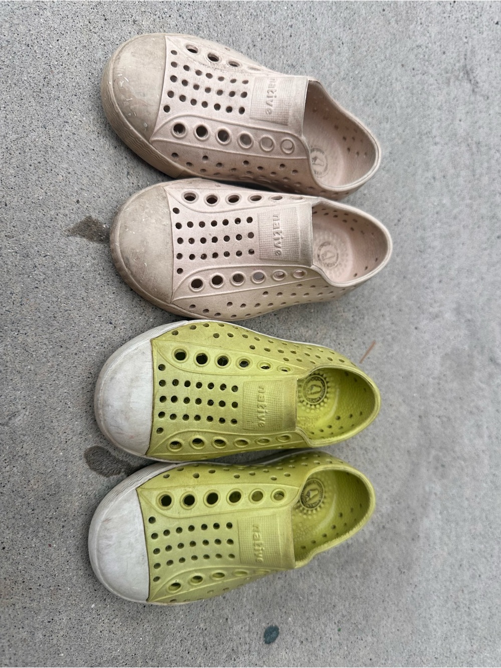 Native Jefferson Toddler/Baby shoe bundle size 5
